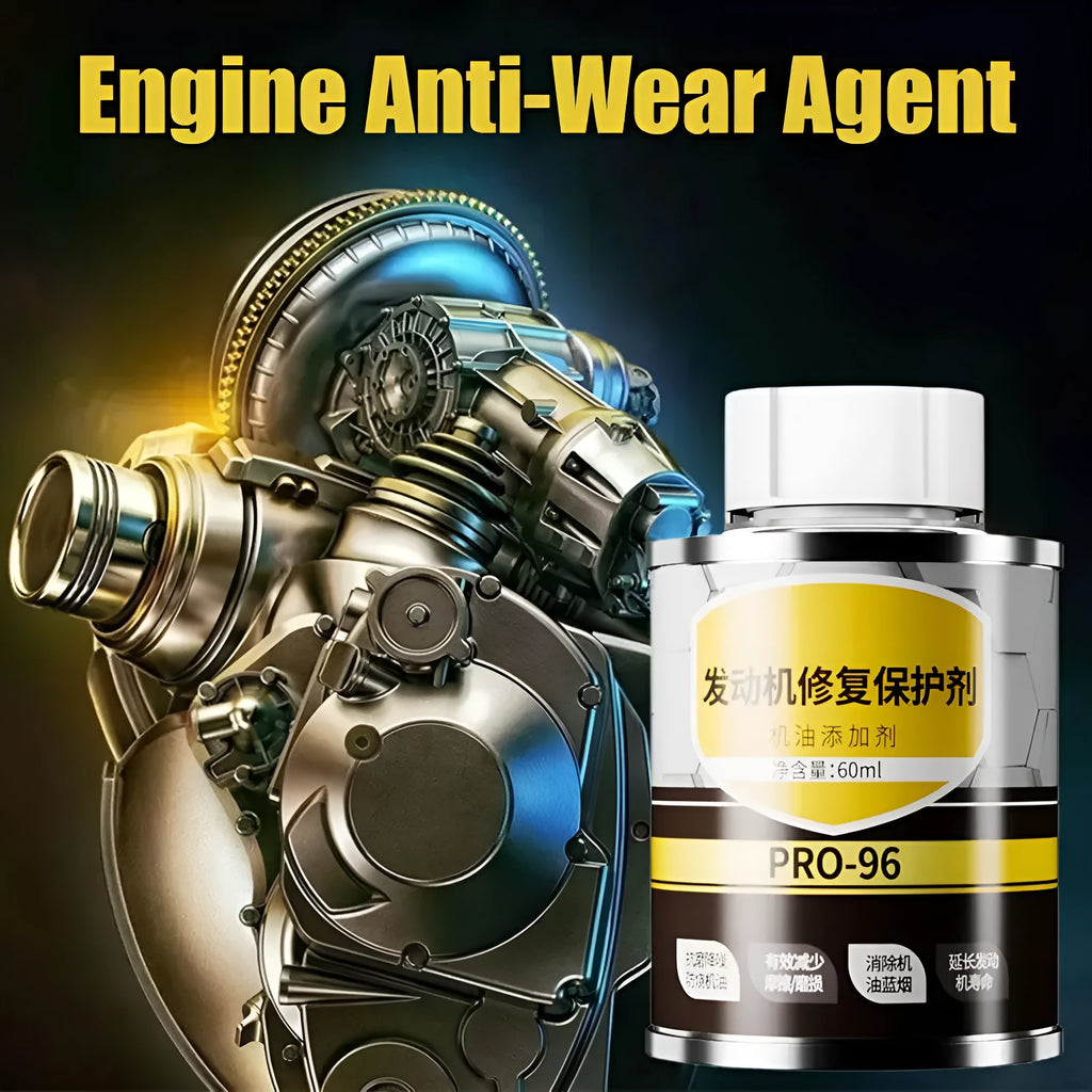 60ml engine anti-wear additive bottle with white cap for petrol and diesel vehicles