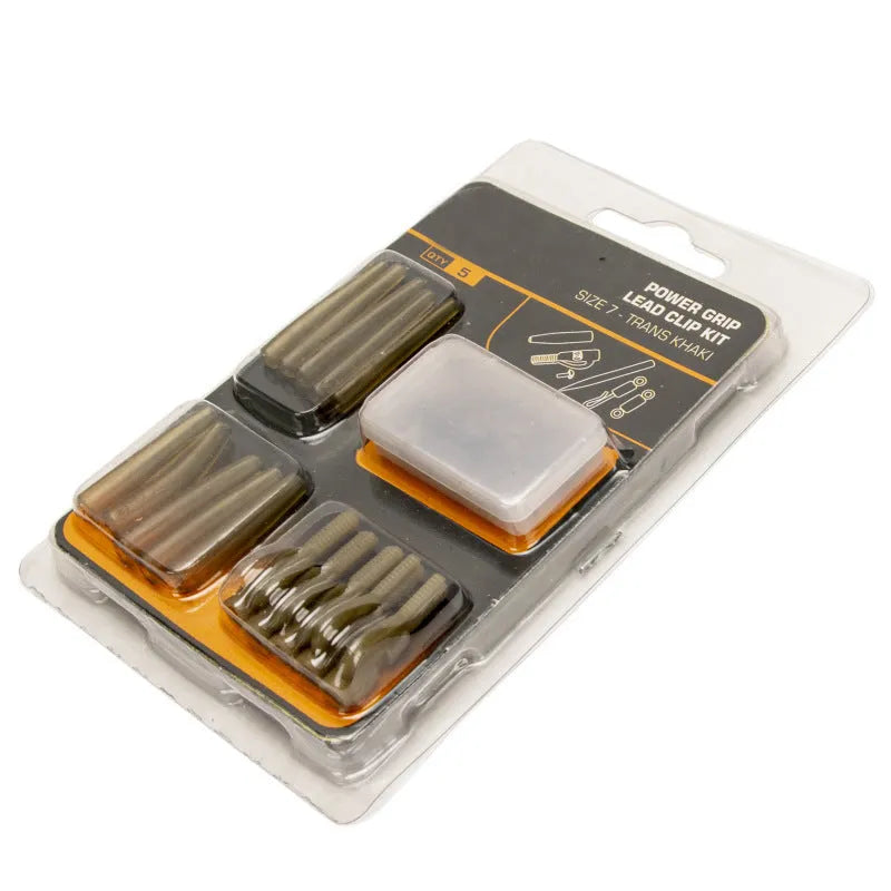 30 piece European carp fishing accessory set with anti-winding pipes, threaded hoses, rotation components and screws