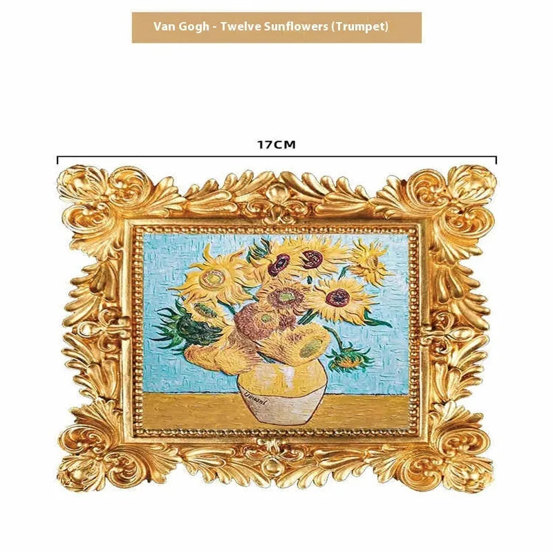 DIY oil painting by numbers kit on epoxy pottery canvas with brushes and paints for Van Gogh Starry Night