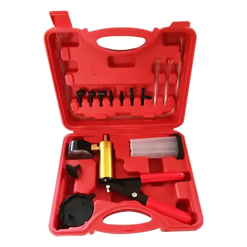 Manual aluminium alloy vacuum blow gun tool kit for automotive repair, Style1021 model.