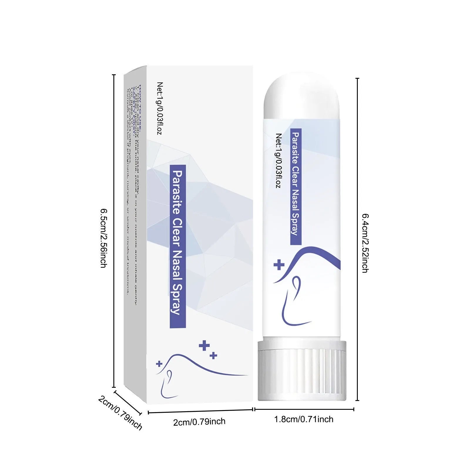 Family nose drain plunger kit with a nose sucker for blocked nasal passages.
