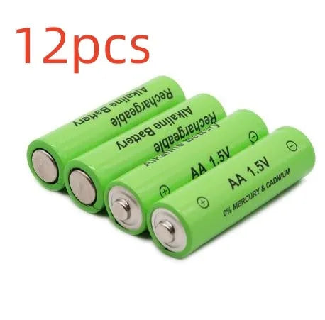 Industrial grade alkaline rechargeable AA battery with 3000mAh capacity and 1.5V output