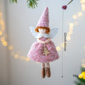 White cloth angel skirt Christmas tree pendant hanging decoration