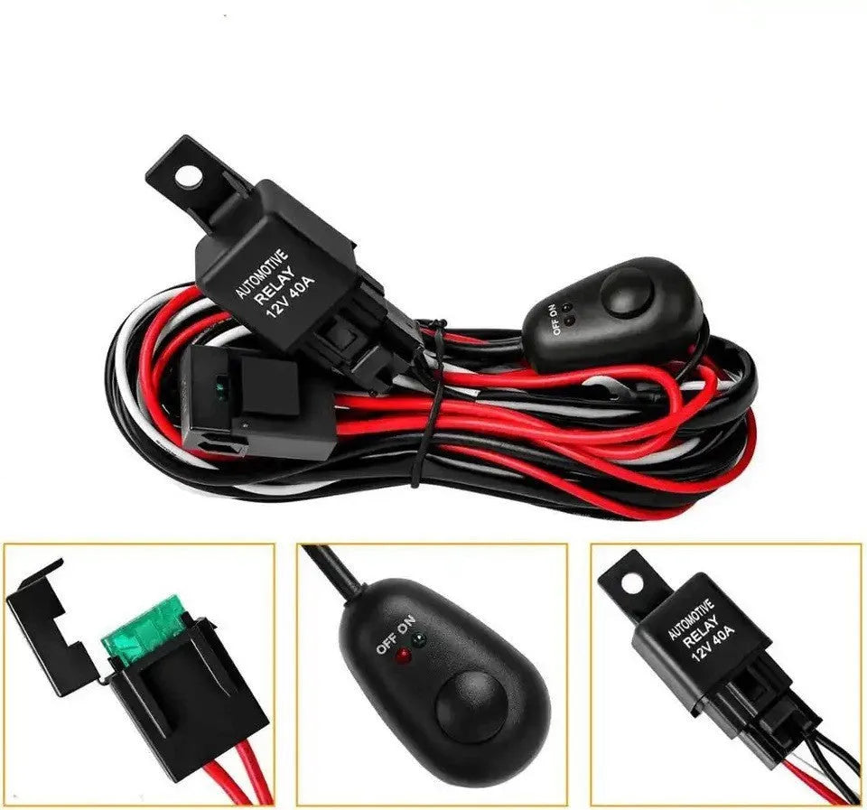 One Drag Two 2 metre silicone wiring harness for automotive LED lights