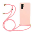Huawei P30 phone case with wristband lanyard and floral painted design in multiple colours