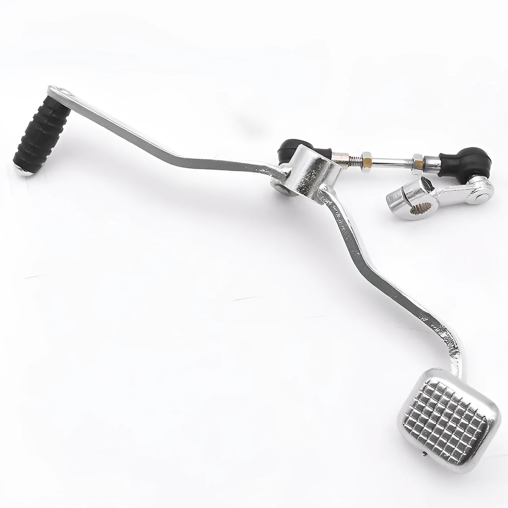 Steel motorcycle gear lever for GS125 with coarse and fine teeth, 300mm length