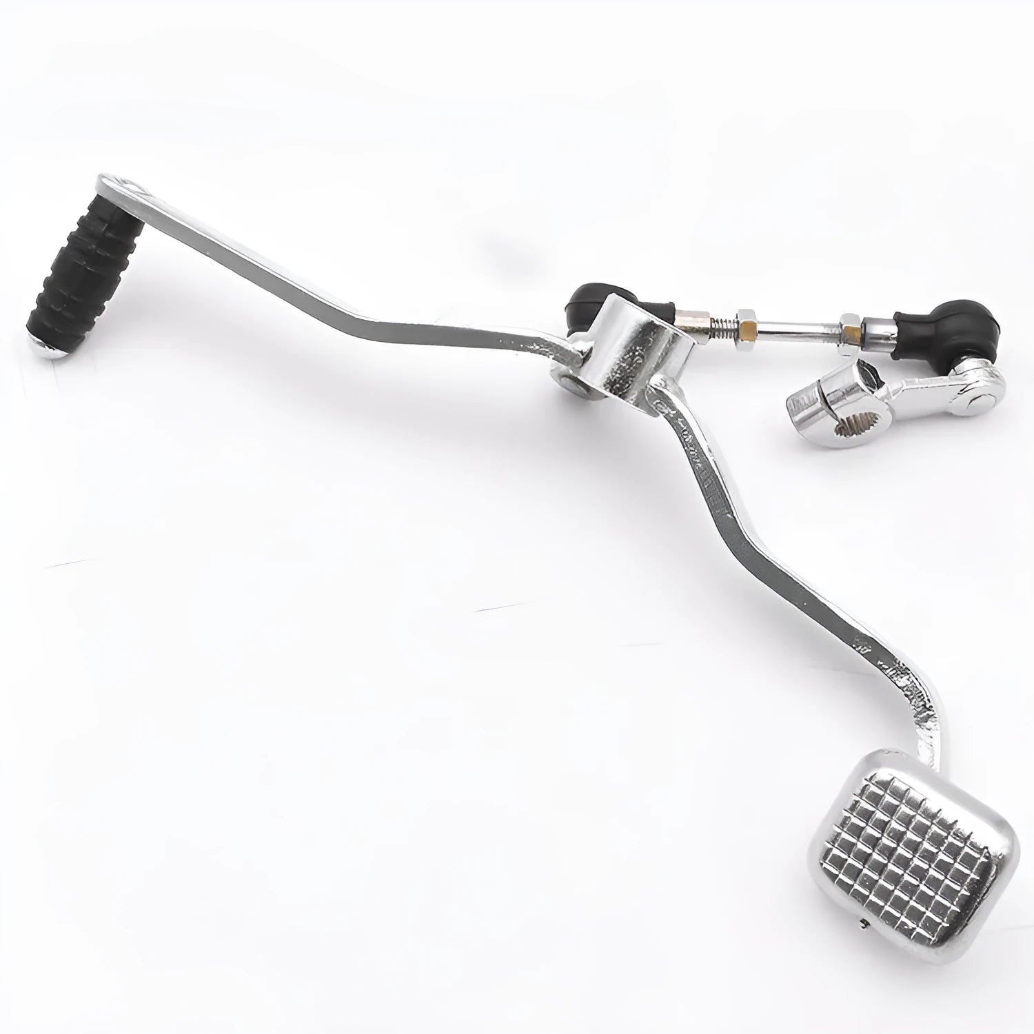 Steel motorcycle gear lever for GS125 with coarse and fine teeth, 300mm length