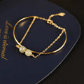 Jade lucky beads bracelet for women with gold inlay, shown in single, double, and three bead versions.