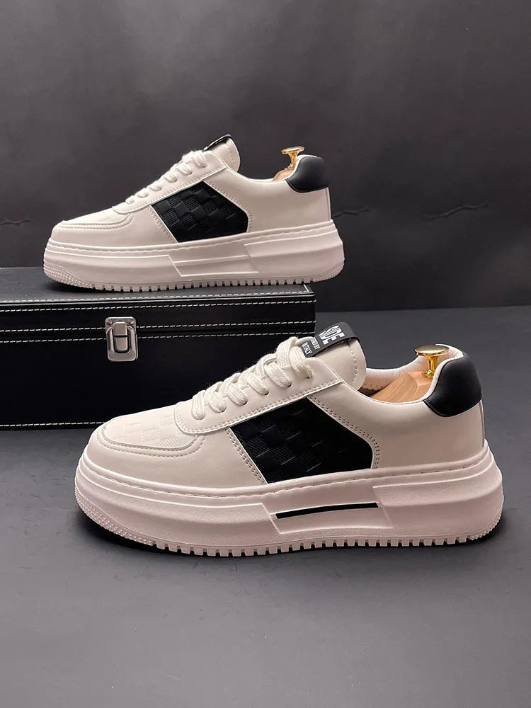 Cloth and rubber foam sports casual shoes in white and green colour combination