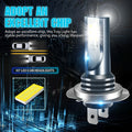 12 SMD LED car fog light bulb with aviation aluminium shell, compatible with H7 9005 H11 formats