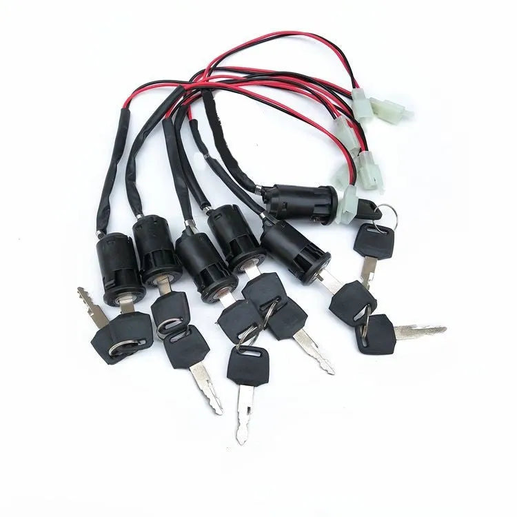 Waterproof electric door lock car accessory with plastic housing for automotive electrical systems