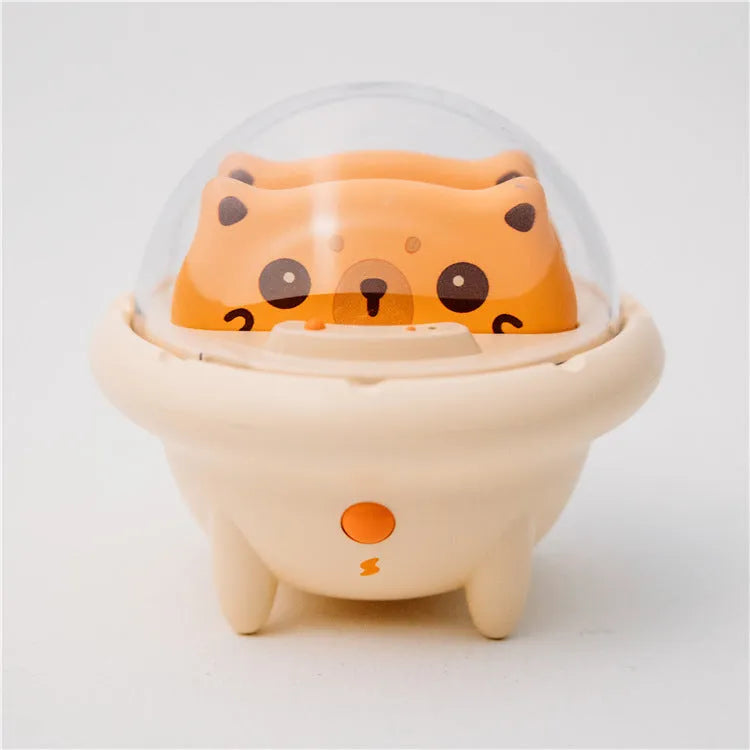 Cartoon bear or cat design portable power bank compatible with Apple devices and Type C charging