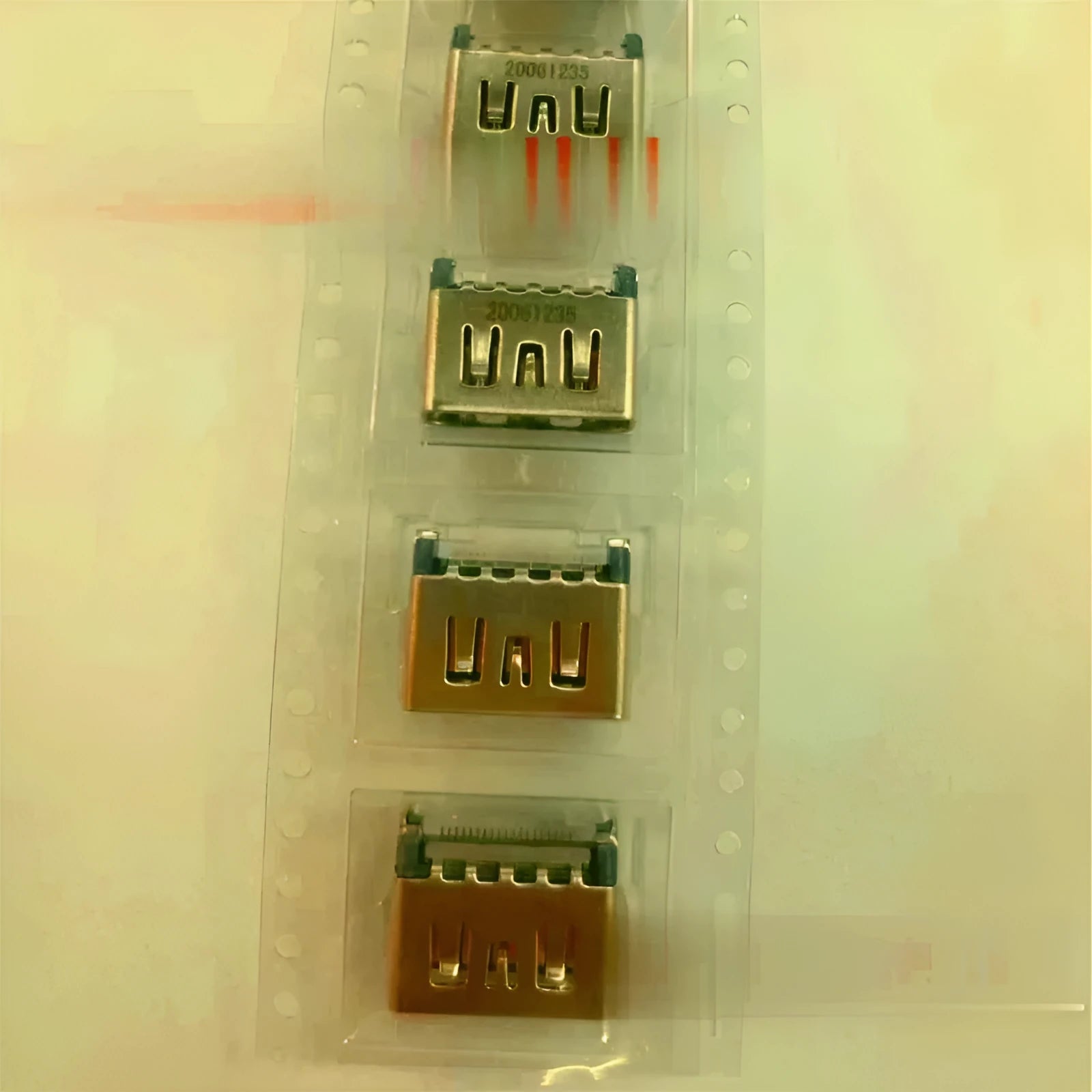 Silver HDMI interface host socket for gaming console accessories