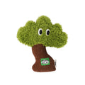 Pine tree shaped cat chew toy pendant that doubles as a tease stick.