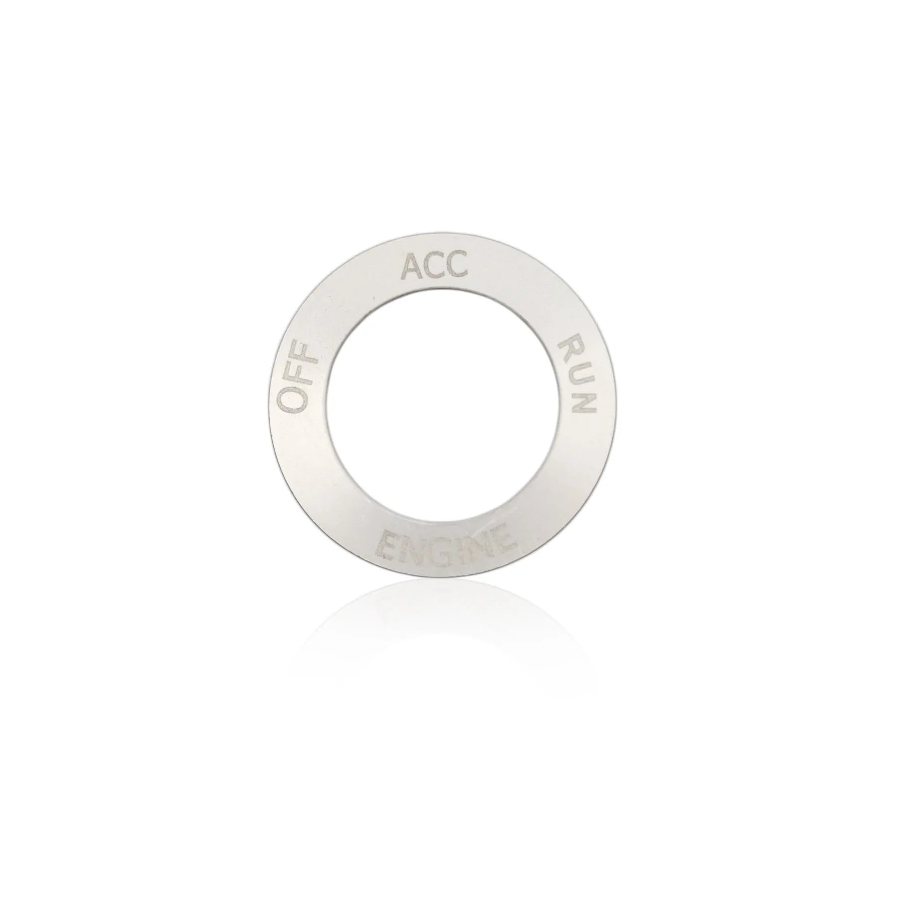 Aluminium alloy decorative ring for Dodge Grand Cherokee air conditioning control knob