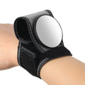Black nylon cycling wrist rear-view mirror for bicycle safety