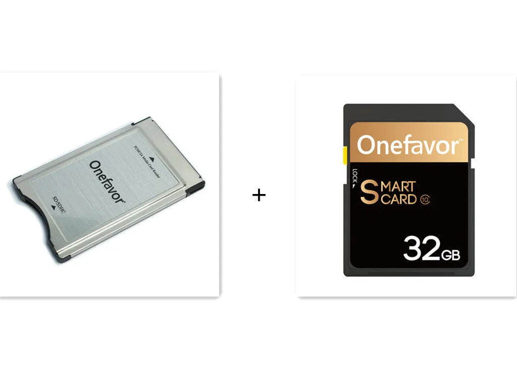 SD to PCMCIA adapter card with 32GB SDHC card for Mercedes-Benz cars