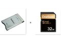 SD to PCMCIA adapter card with 32GB SDHC card for Mercedes-Benz cars