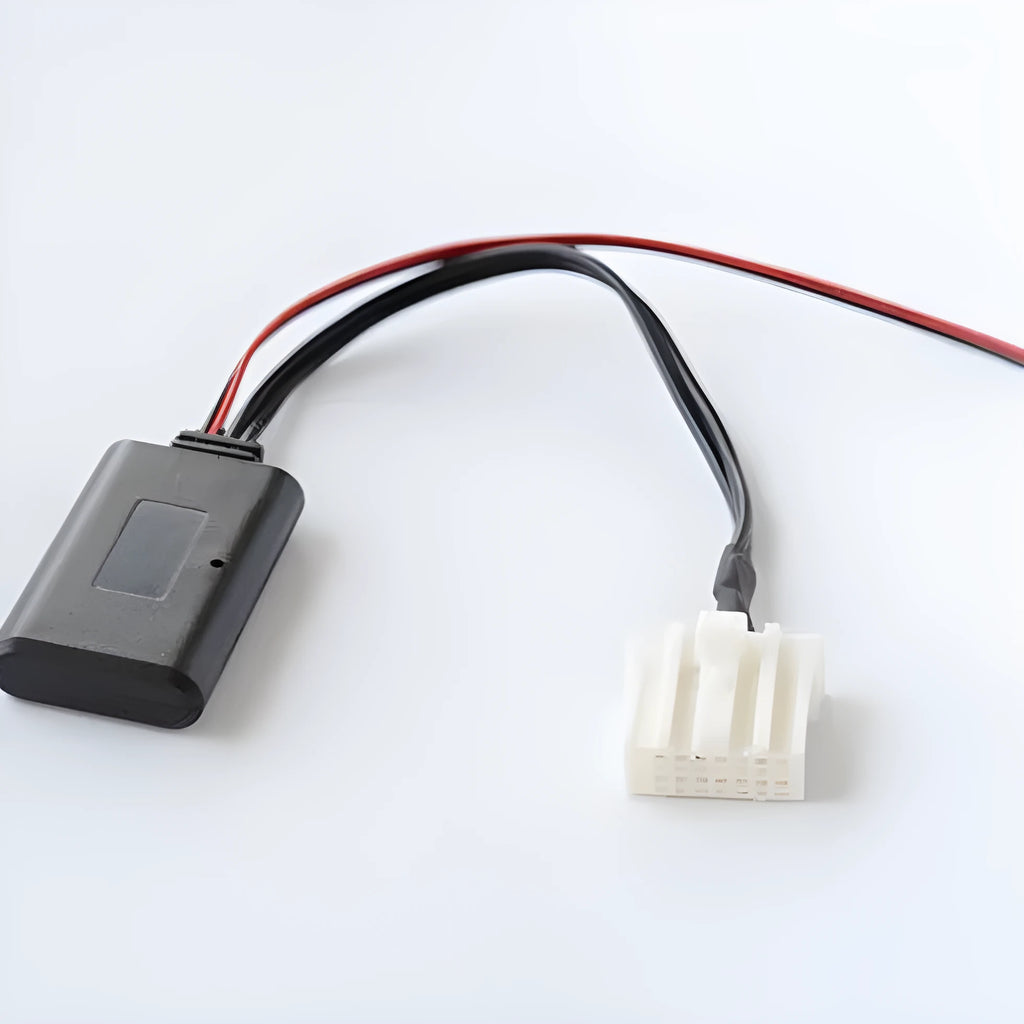 Black Bluetooth audio adapter cable for Mazda cars with AUX port, compatible with models from 2006.