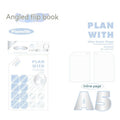 Oblique angle artsy ins style salt series student draft notebook with 60 sheets