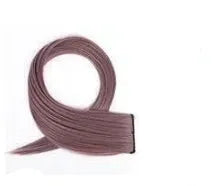 Gradient coloured long curly hair wig patch extension approximately 60cm in length