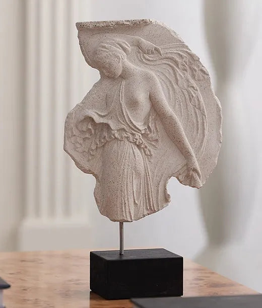 35cm tall wine goddess resin sculpture ornament in modern style
