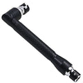 L-shaped double-headed socket wrench with ten drill bits on a white background