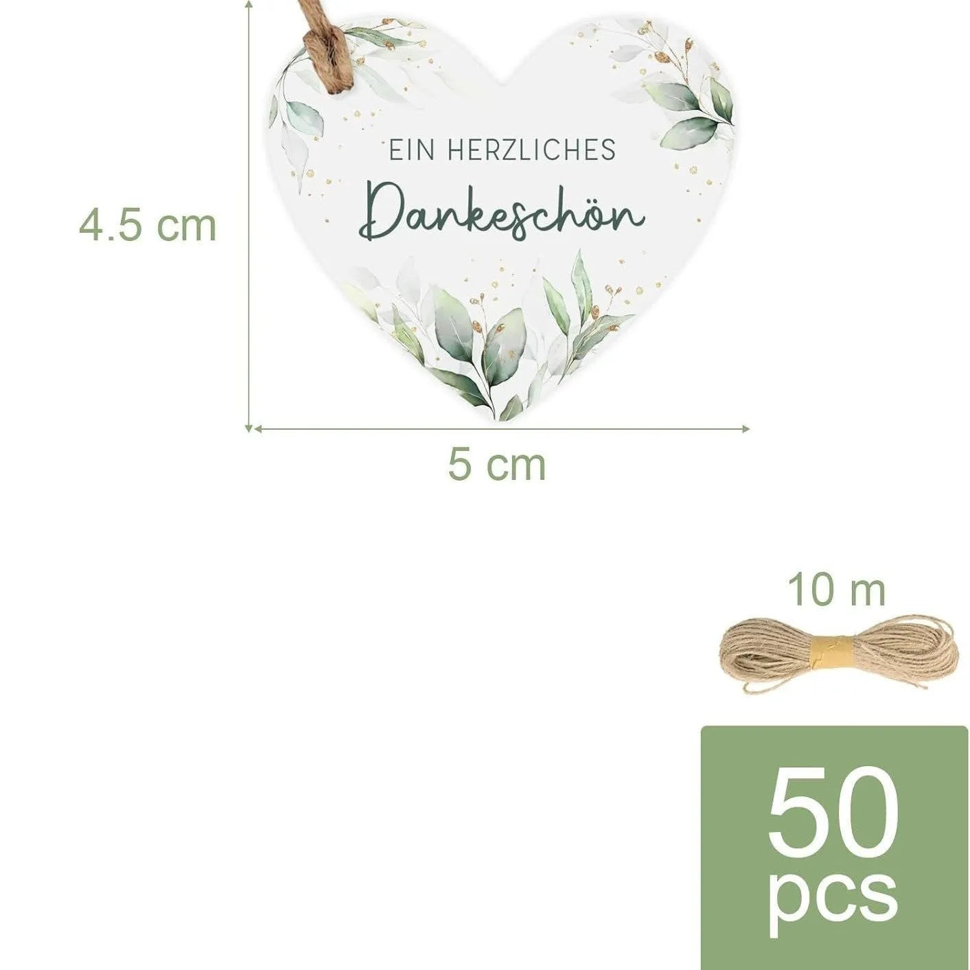 50 floral heart shaped paper gift tags in two vintage styles, pack weight 26g