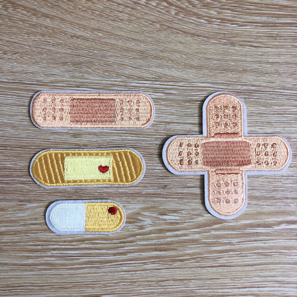 10 piece set of embroidered patch badges with detailed lace craft embroidery for clothing customisation