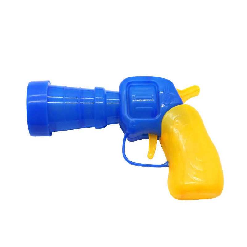 Plush ball shooting pet toy with launch gun and multiple soft balls for dogs and cats