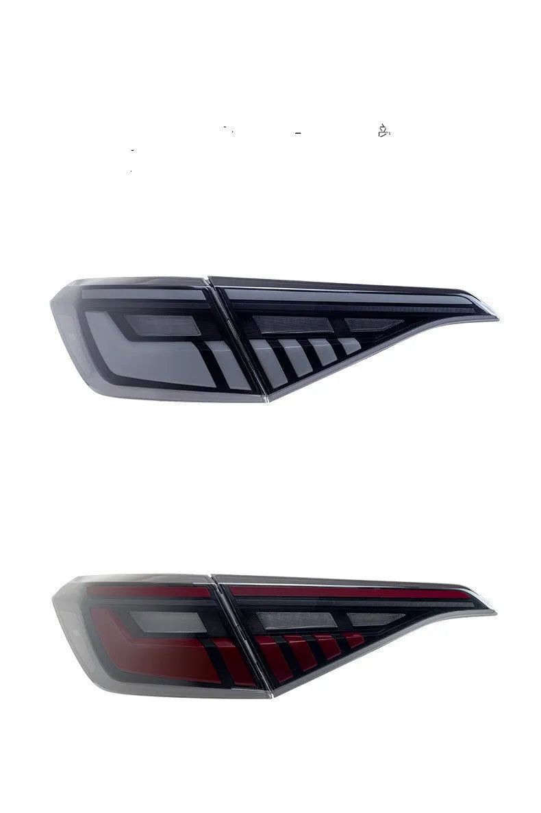 11th generation Honda Civic LED tail light assembly with sequential turn signals in black and red colour