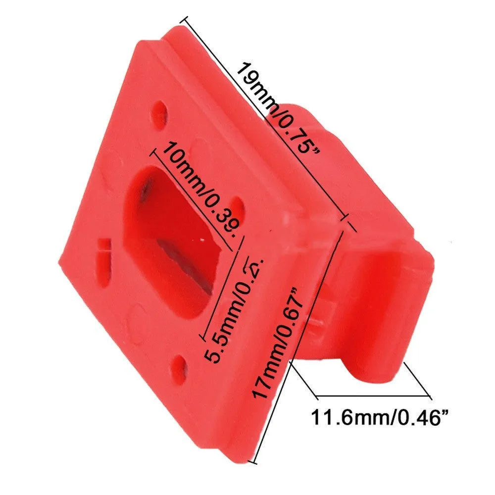 Plastic snap clips for BMW interior door and walnut trim panel fastener replacement.