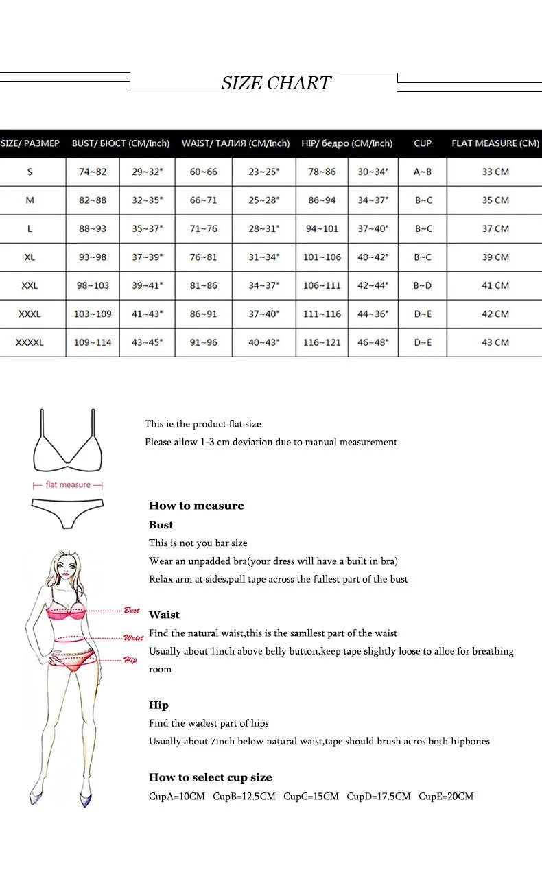 Three-piece backless push up bikini set with skirt in solid colour, showing top, panties, and skirt components in creamy white or reddish brown