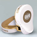 Vertical hanging portable Sanda baffle target punch bag for martial arts training in gold or green colour