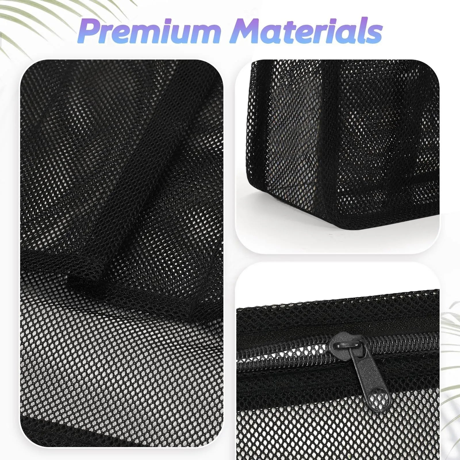 Large black swimming gym bag with dry wet separation compartments and mesh pocket