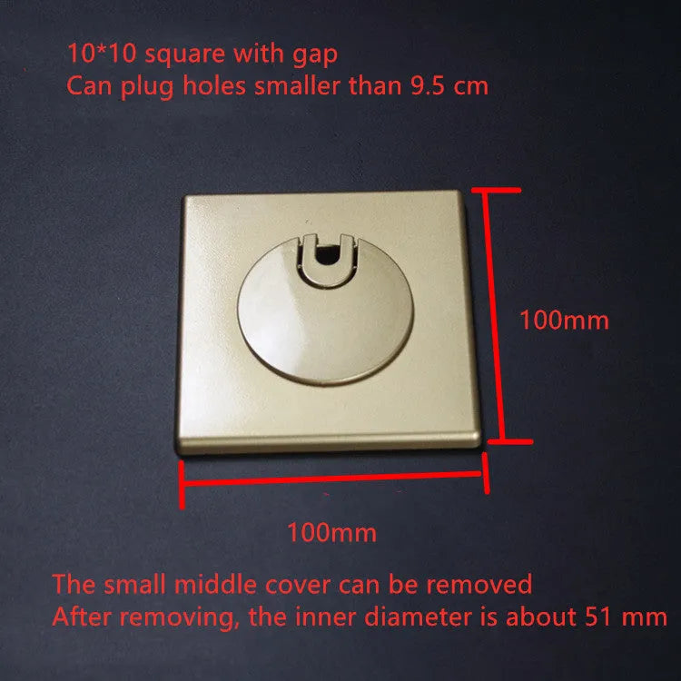 ABS plastic decorative sticker covering rings with 3M adhesive for wall hole concealment