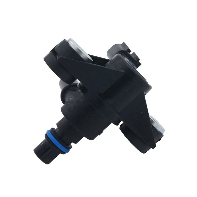 Black automotive turbocharger solenoid valve with part number AU5A-9G866-AB for Ford vehicles.