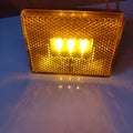 LED trailer side signal clearance width lamp with transparent UV PC cover and 19cm wire