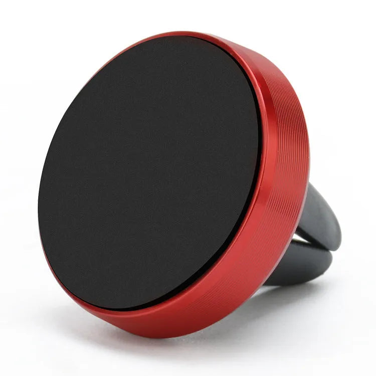 Magnetic car air vent phone holder in five colour options with 33.5x30mm mounting plate