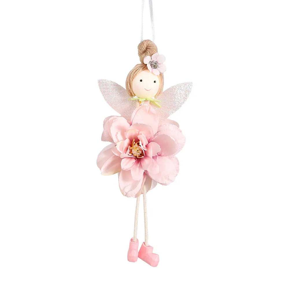 FARCENT Cute Elf Easter Party cloth pendant in dark pink, pink, green, and yellow colour options.
