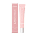 Pink shea butter lip balm stick with twist-up mechanism