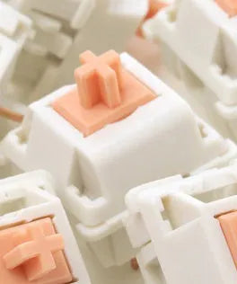 Panda Shaft mechanical keyboard switch with clear housing for DIY keyboard projects