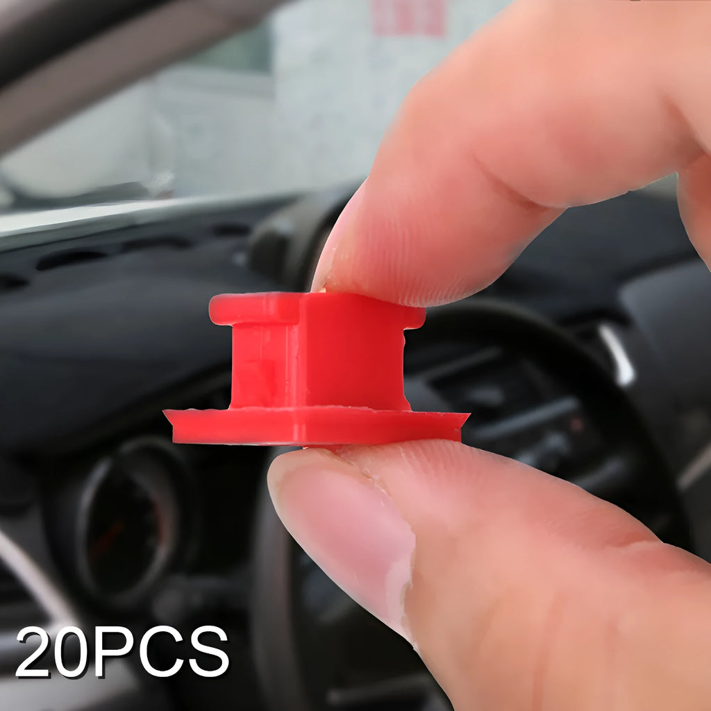 Plastic snap clips for BMW interior door and walnut trim panel fastener replacement.