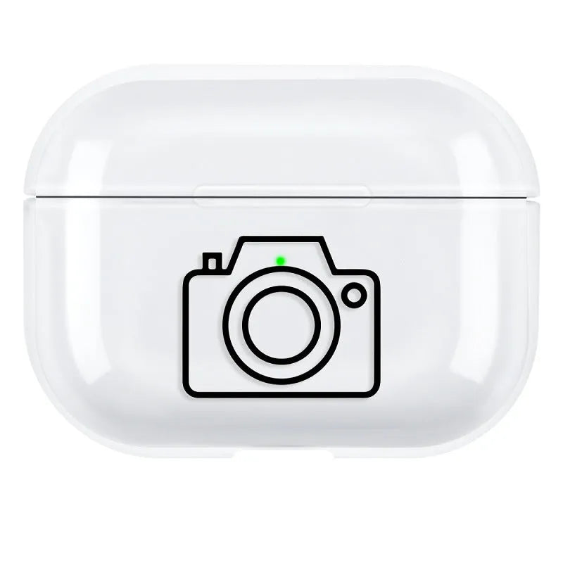 Solid colour PC protective shell cover for Apple AirPods Pro 3 charging case