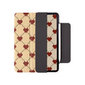 Flat polyurethane protective case with magnetic clip for iPad Air 5 and iPad Air 4 tablets.
