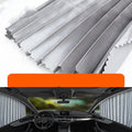 Auto retractable car sunshade roller blind in thick opaque cloth material