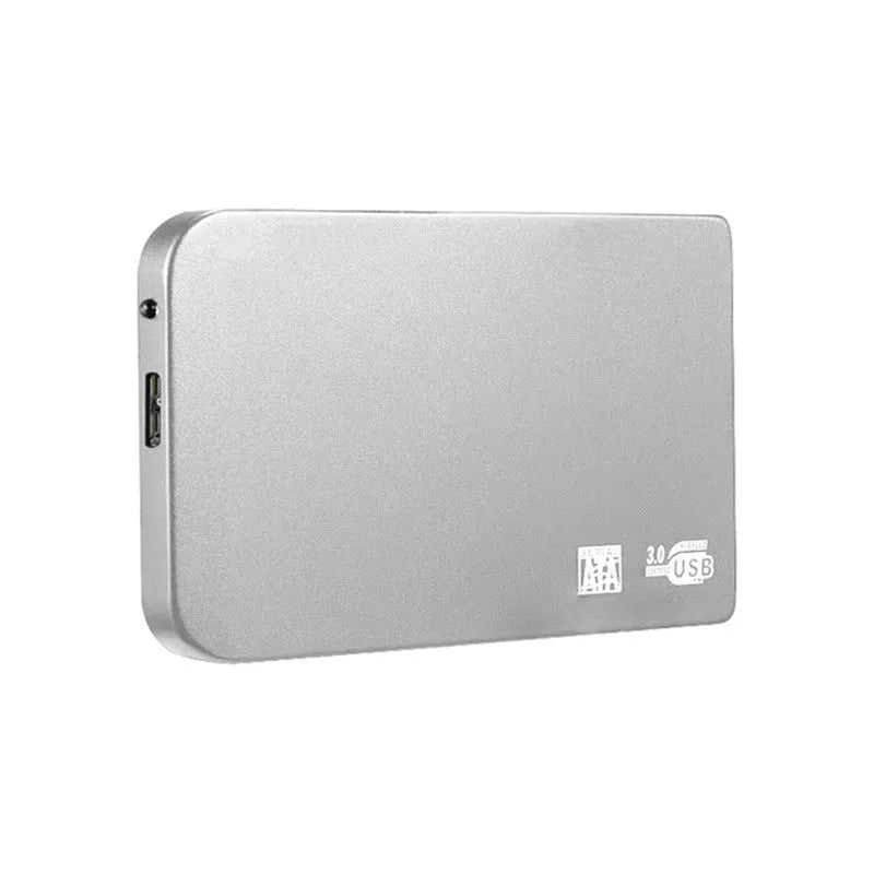USB 3.0 portable solid state hard disk with metal shell in black, blue, red, and silver colour options