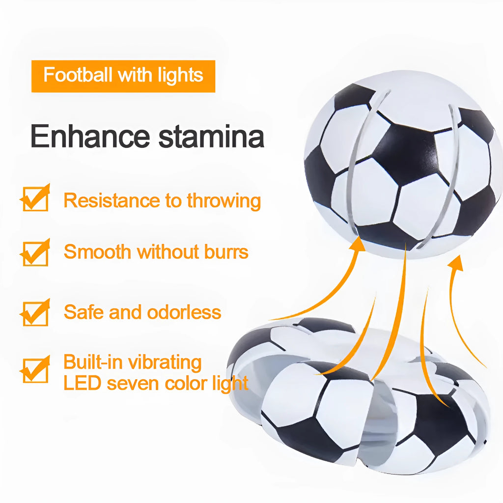 9cm diameter magic flying disc dog toy showing ball and disc transformation modes
