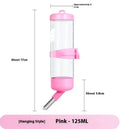 Ball kettle plastic pet water feeder in multiple colours with leak-proof design and glass measurement tube