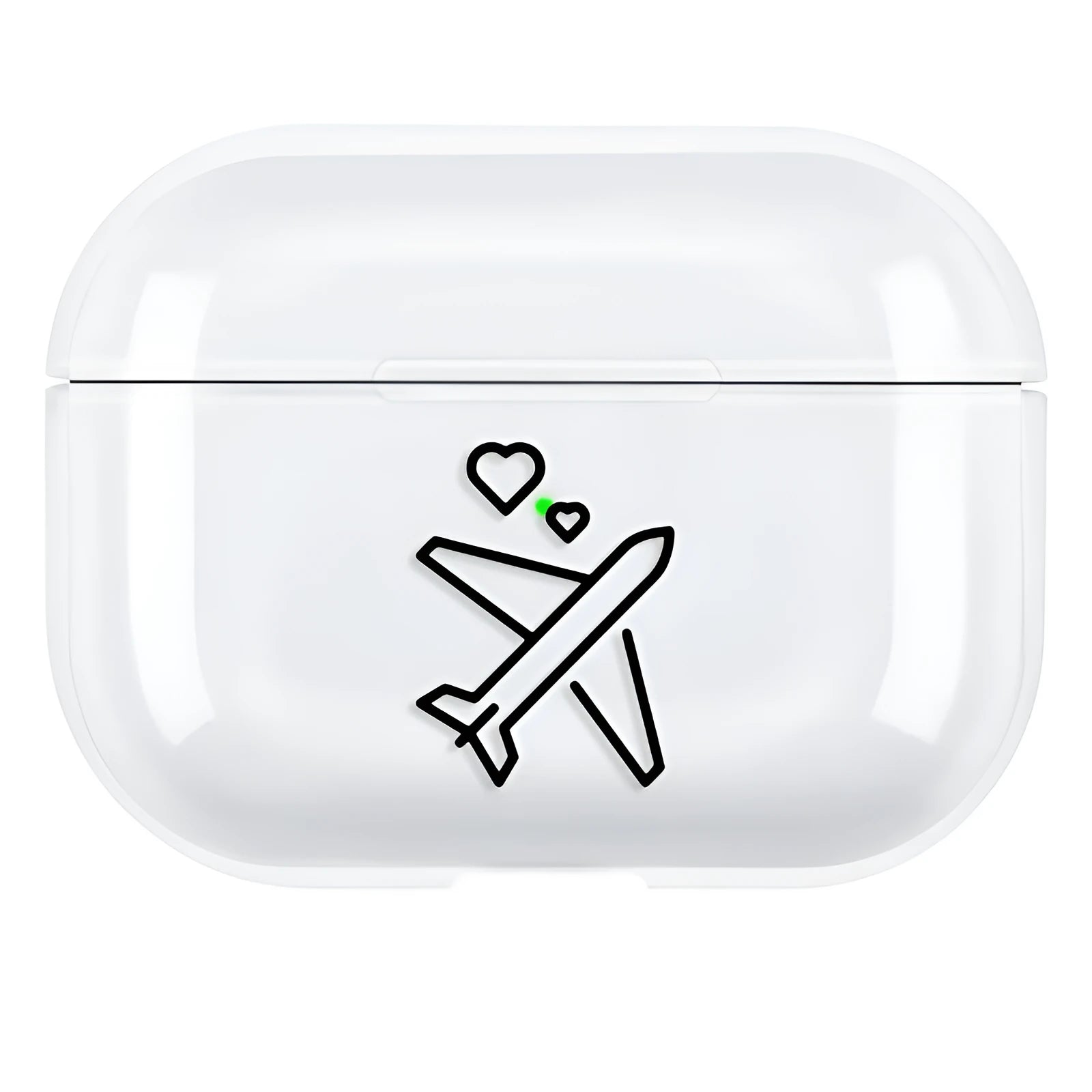 Solid colour PC protective shell cover for Apple AirPods Pro 3 charging case